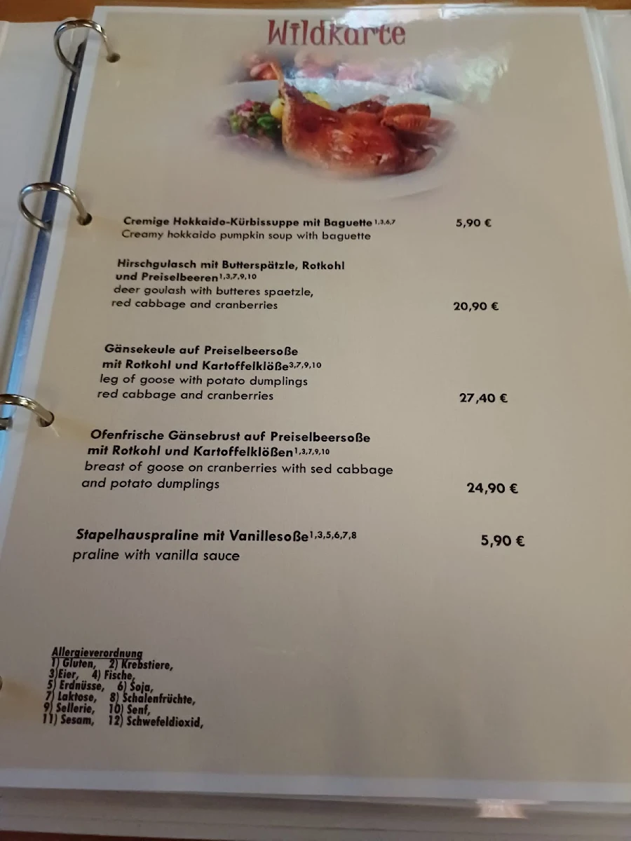Speisekarte photo 3