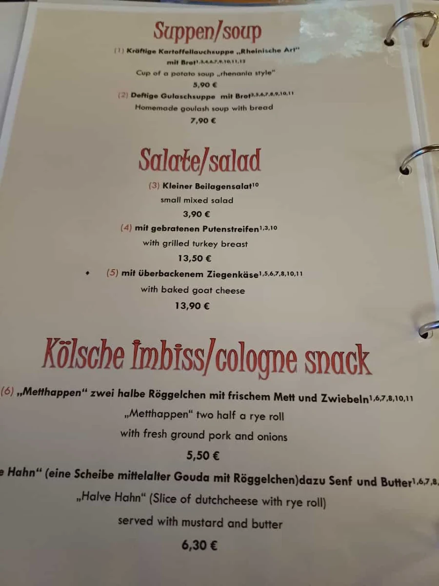 Speisekarte photo 7