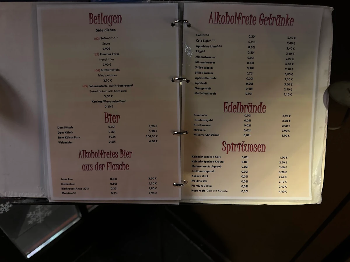 Speisekarte photo 8