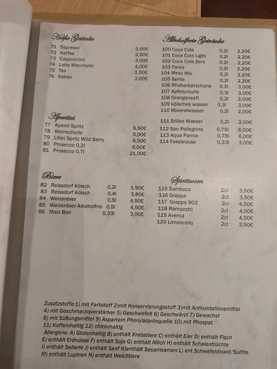 Speisekarte photo 1