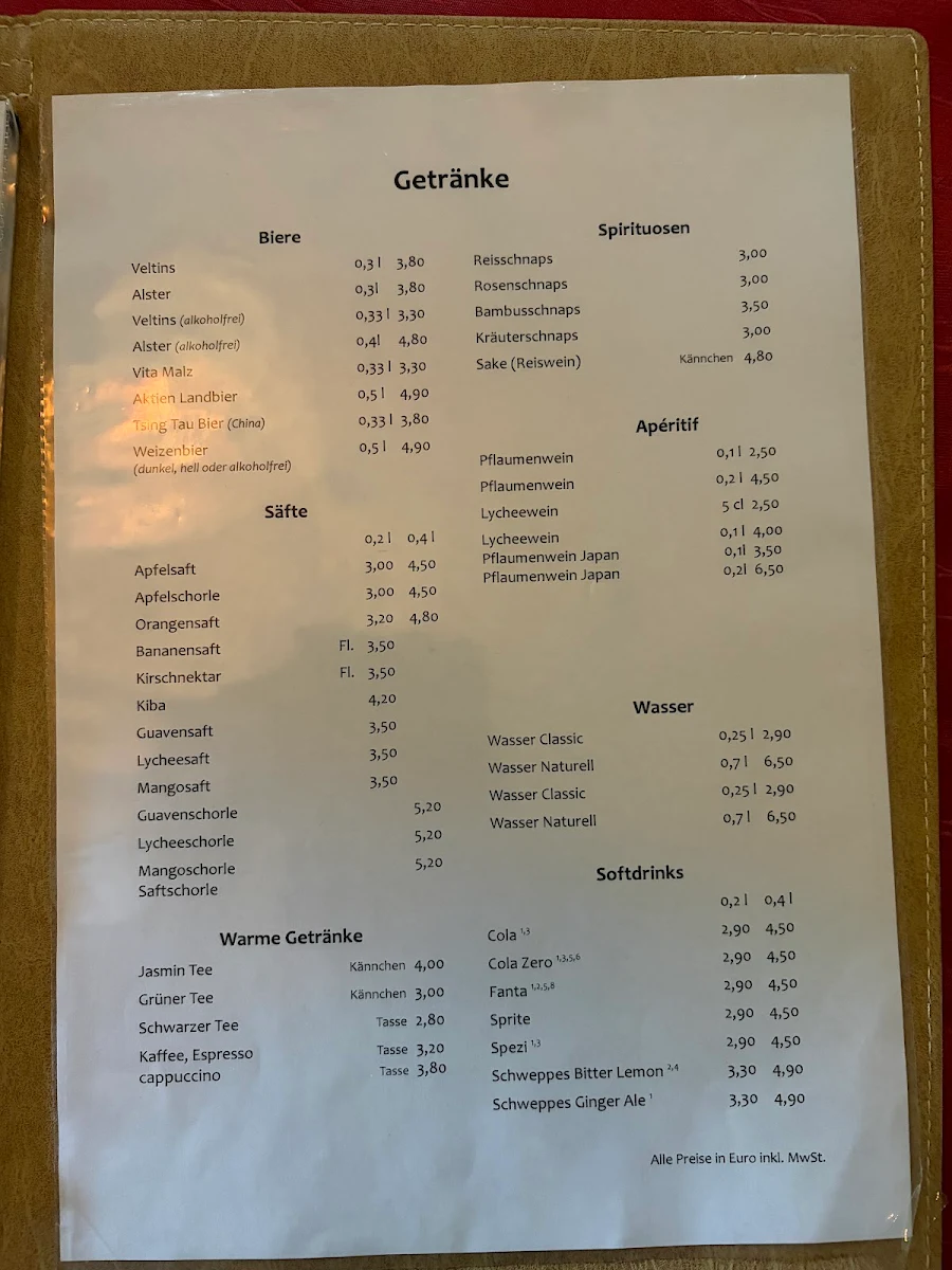 Speisekarte photo 1