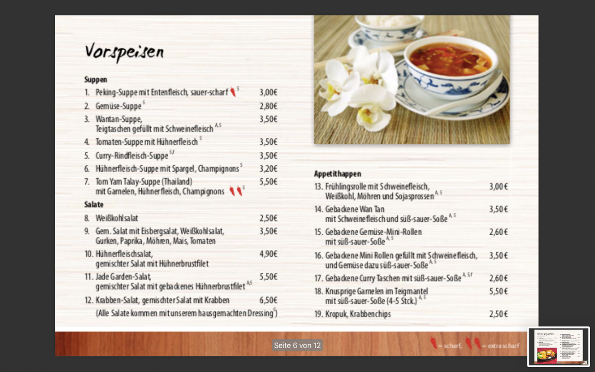 Speisekarte photo 10