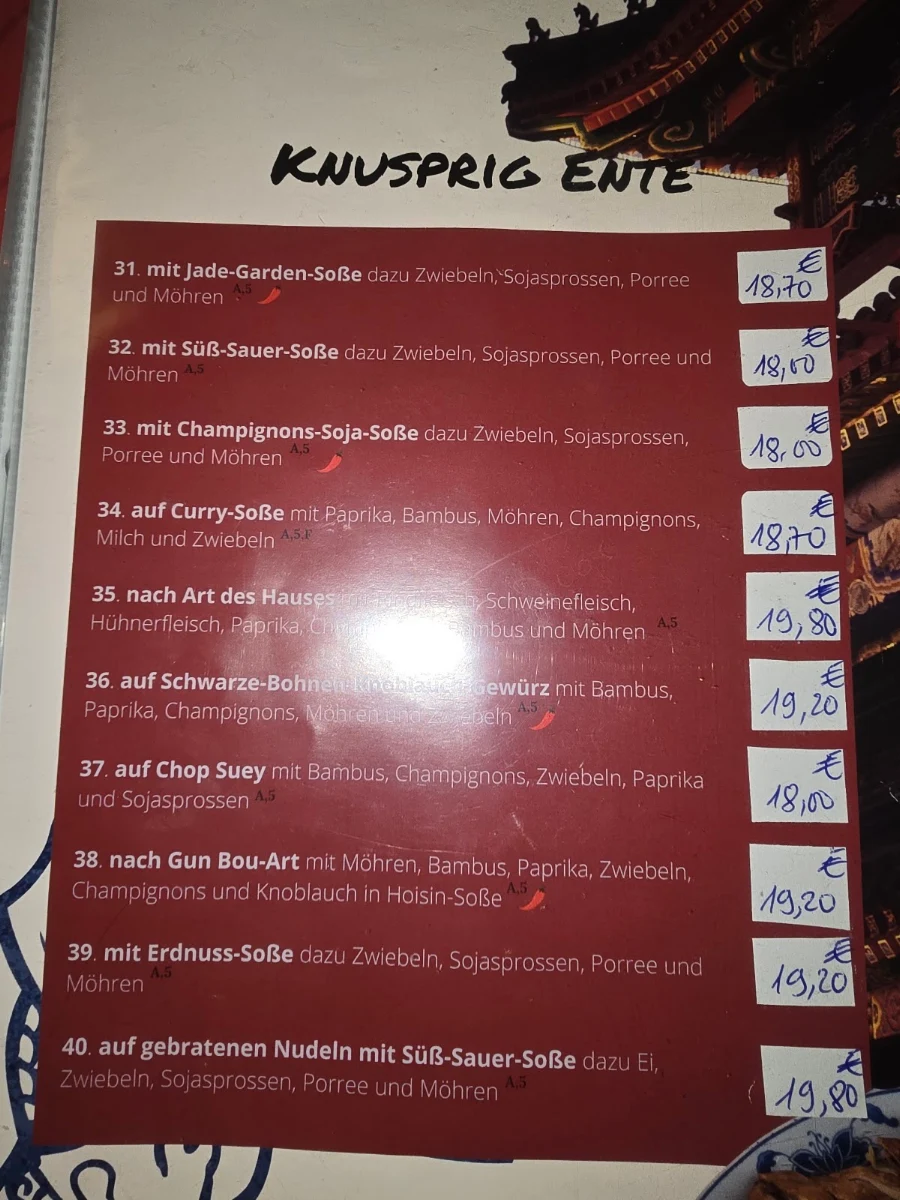 Speisekarte photo 5