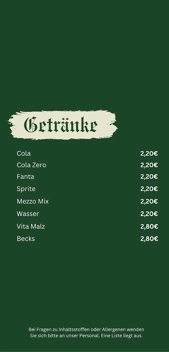 Speisekarte photo 2