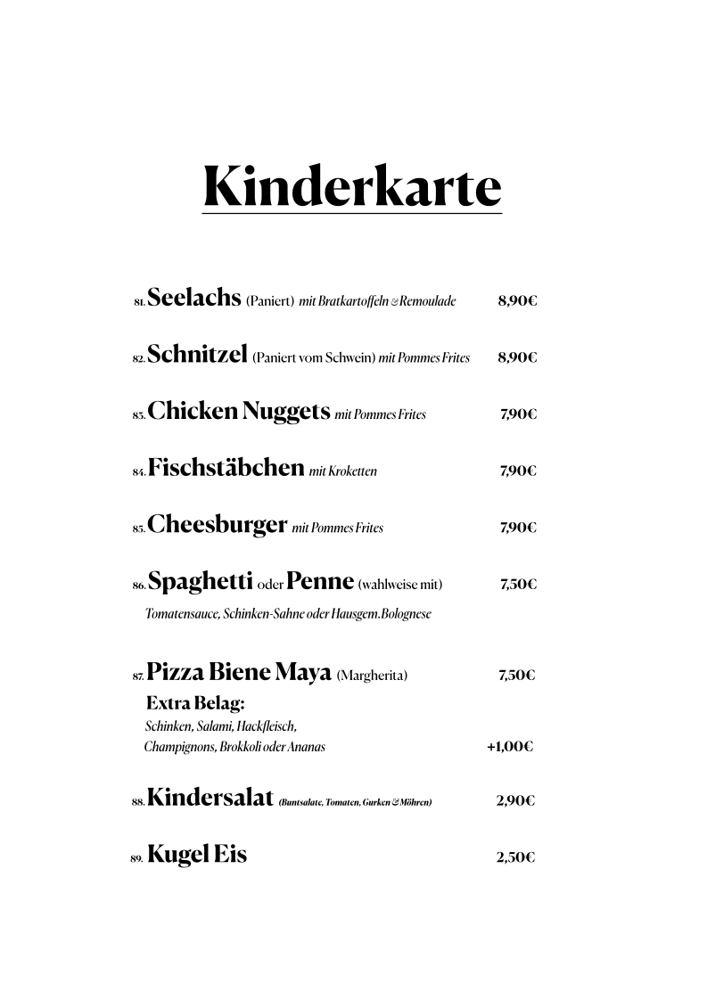 Speisekarte photo 7
