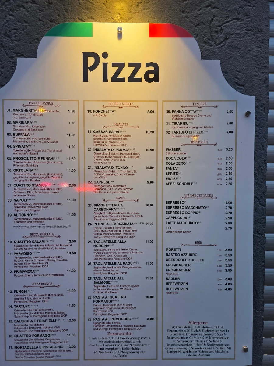 Speisekarte photo 1