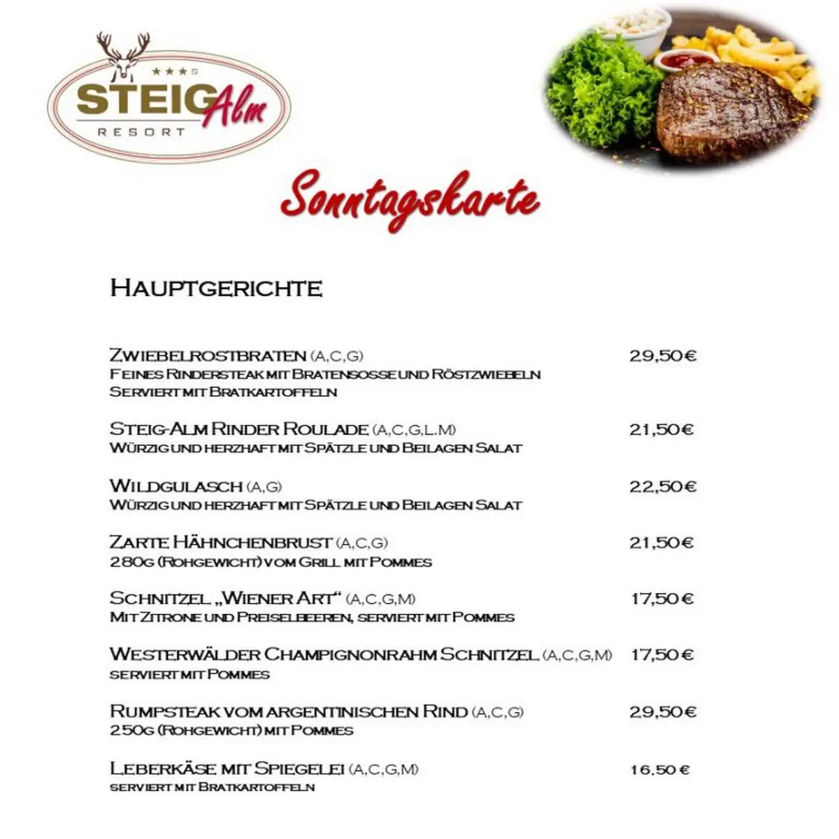 Speisekarte photo 4