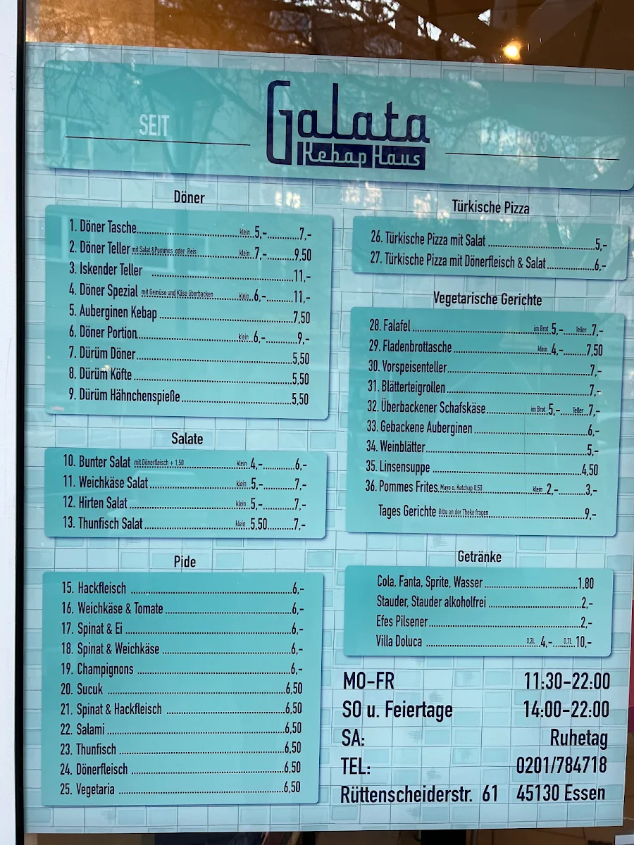 Speisekarte photo 2