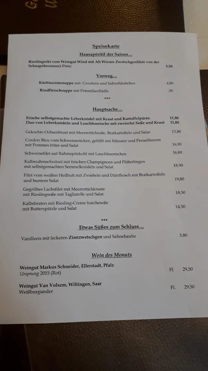 Speisekarte photo 3