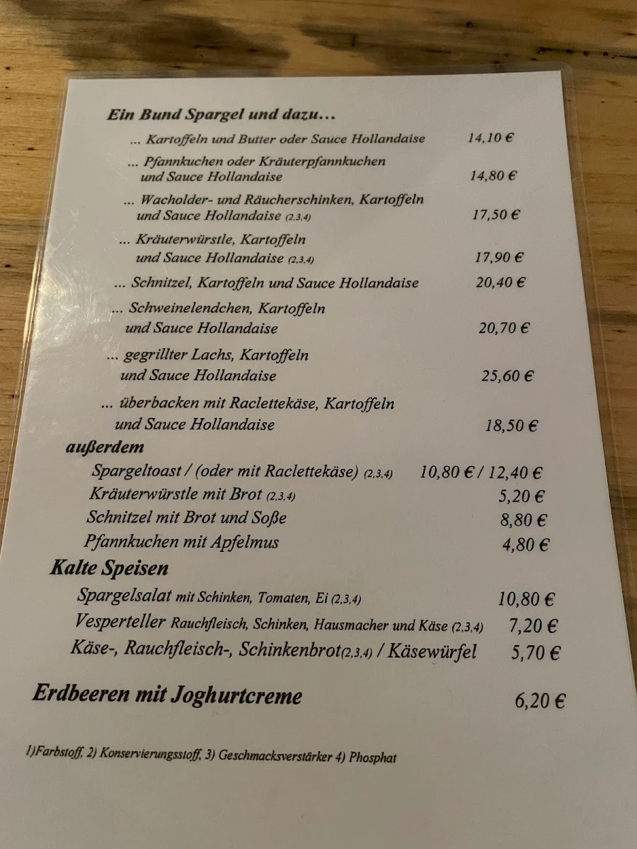 Speisekarte photo 7