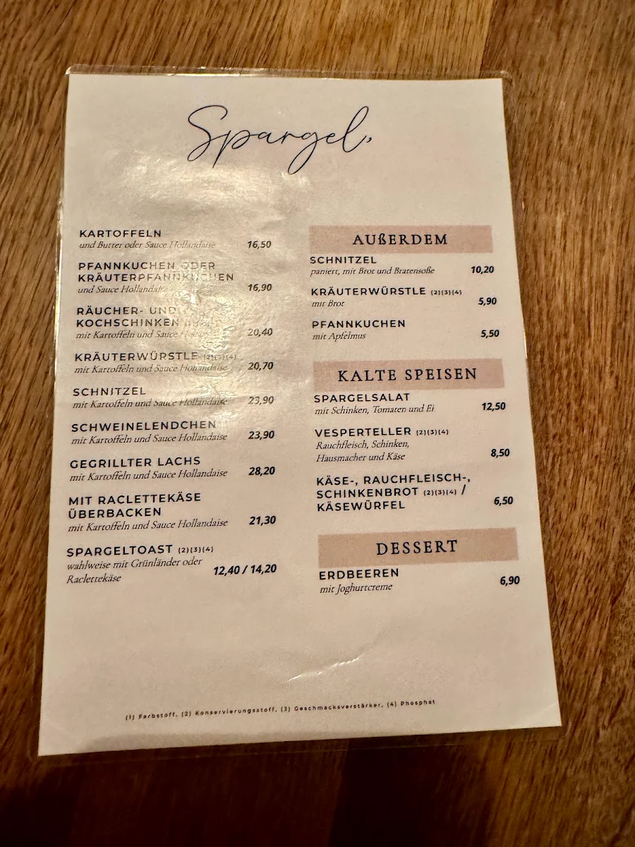 Speisekarte photo 8