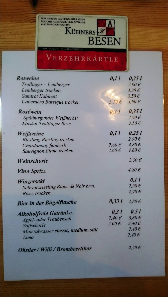 Speisekarte photo 9