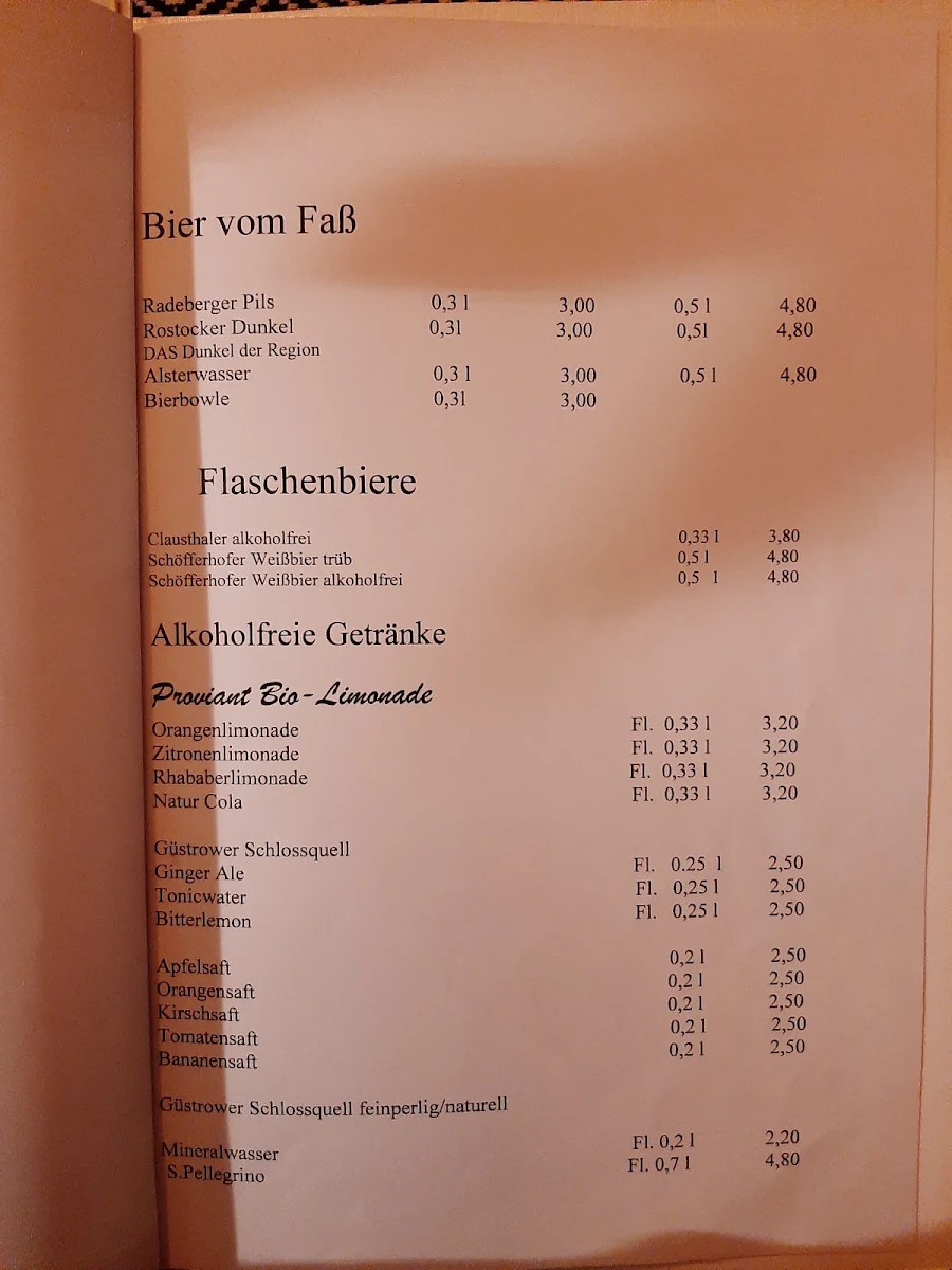 Speisekarte photo 2