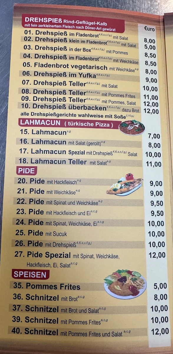 Speisekarte photo 1