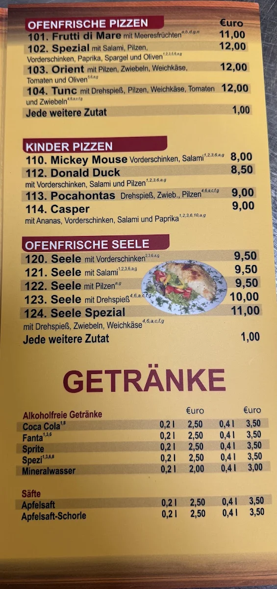 Speisekarte photo 4