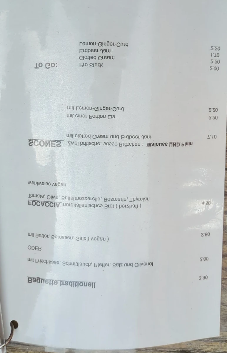 Speisekarte photo 2