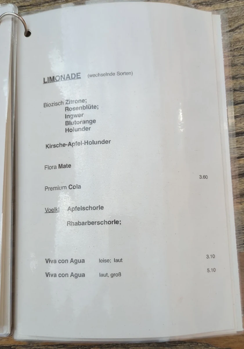 Speisekarte photo 3