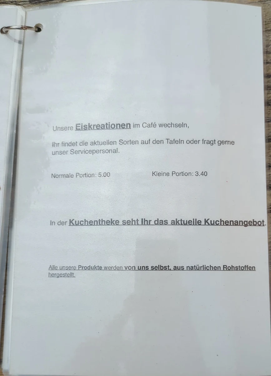 Speisekarte photo 5