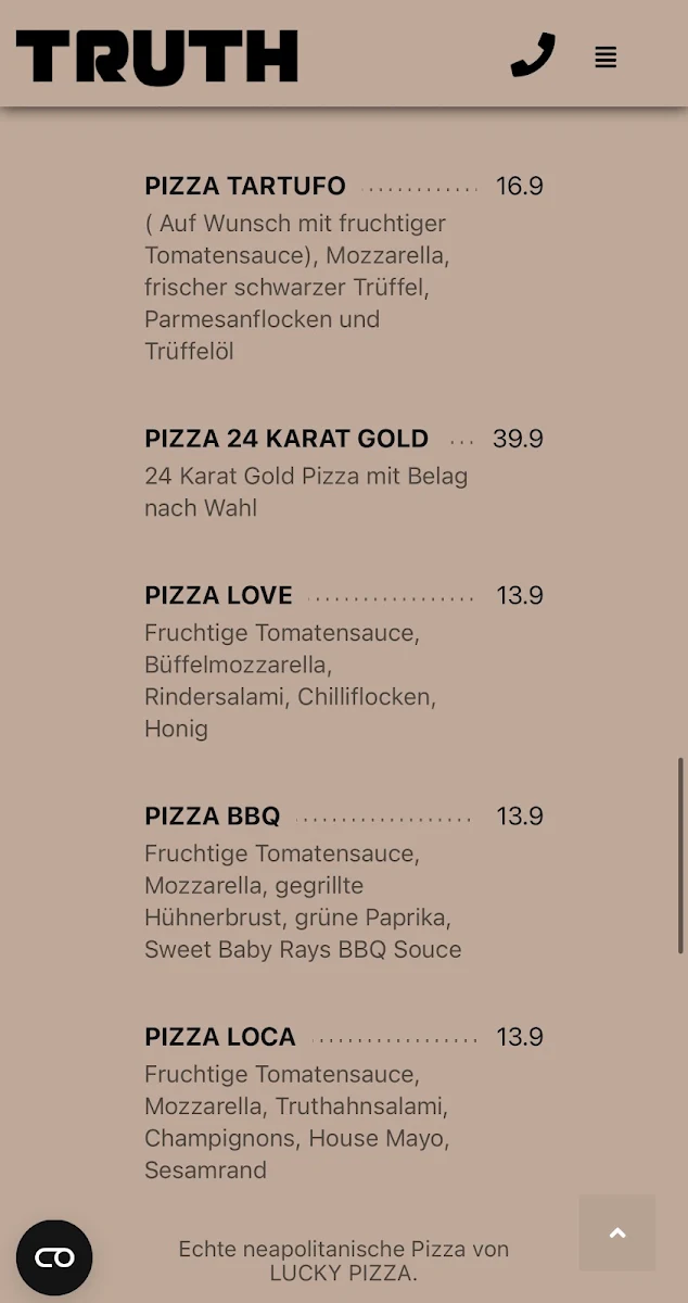 Speisekarte photo 2