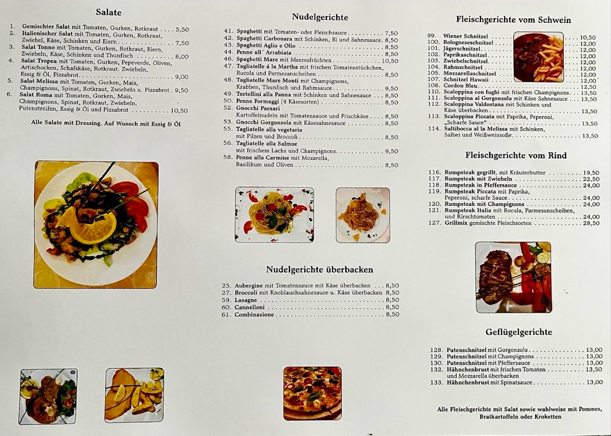 Speisekarte photo 1