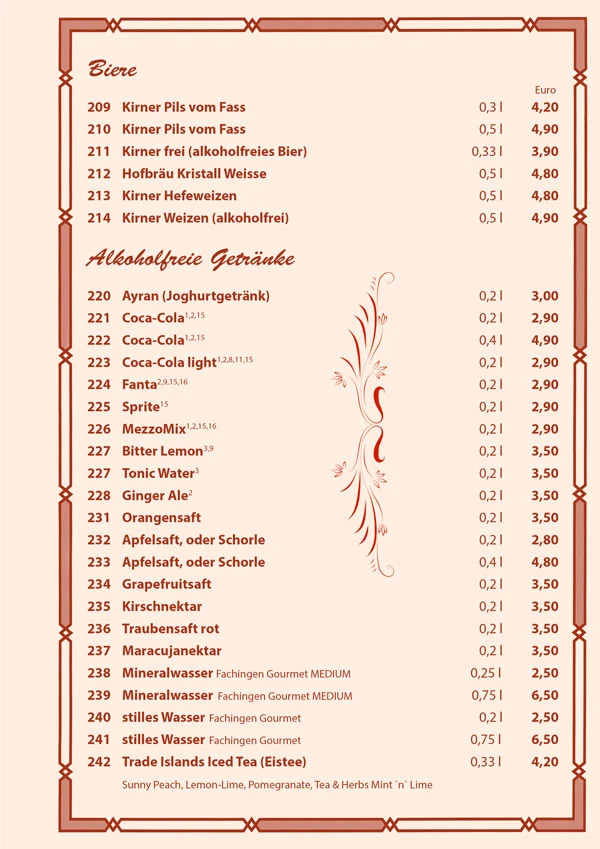 Speisekarte photo 1
