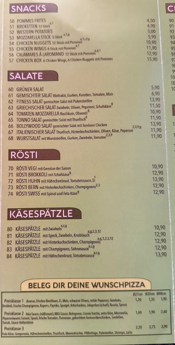 Speisekarte photo 1