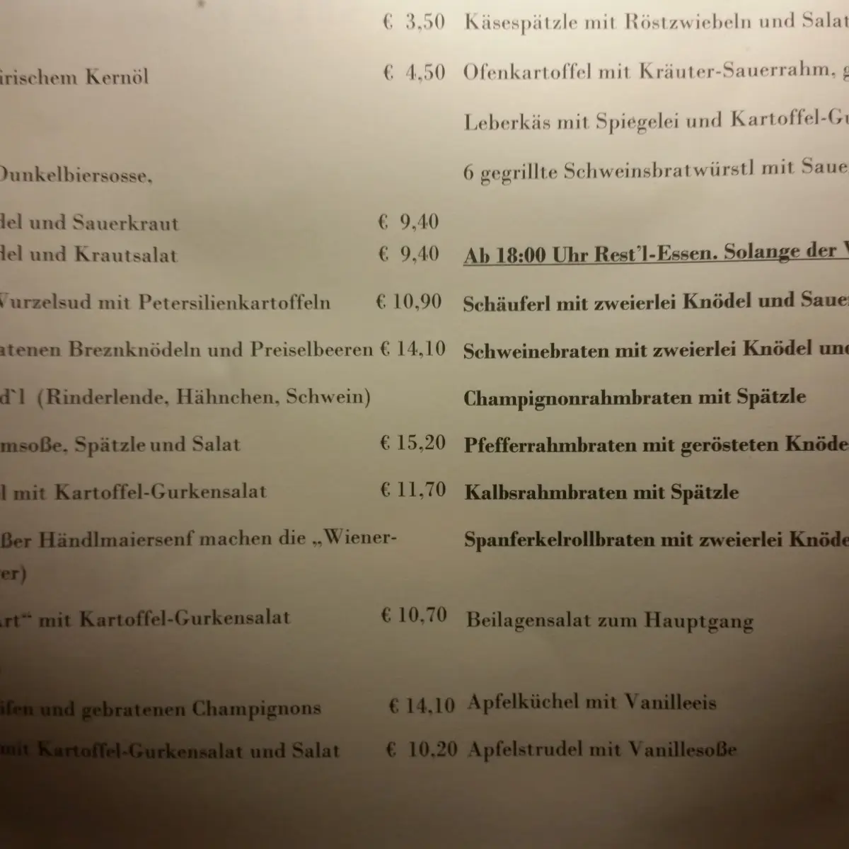 Speisekarte photo 10