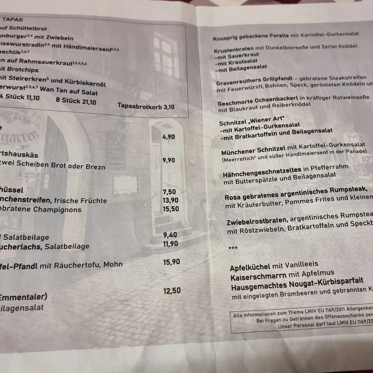 Speisekarte photo 5