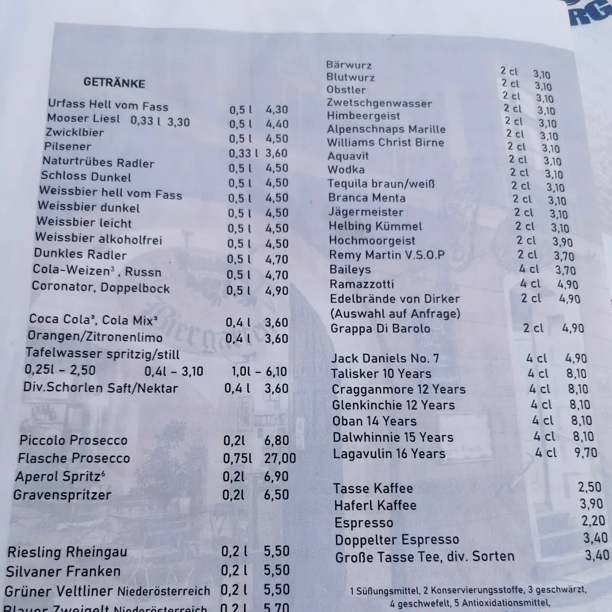 Speisekarte photo 9