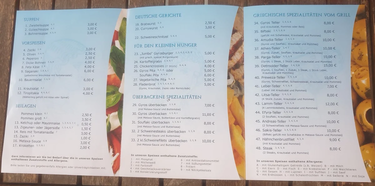 Speisekarte photo 2