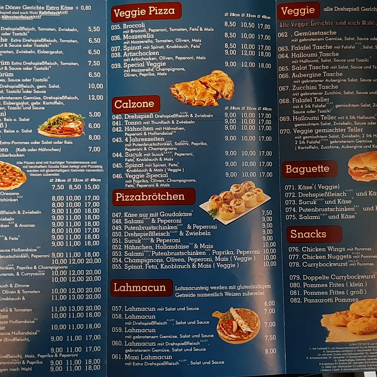Speisekarte photo 2