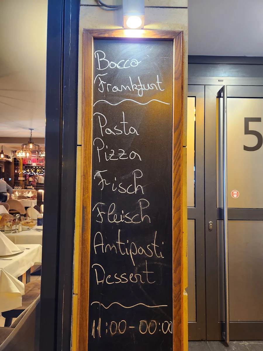 Speisekarte, BACCO