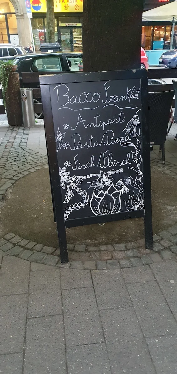 Speisekarte, BACCO