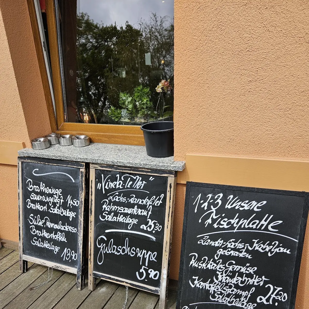 Speisekarte, Restaurant VINETABLICK