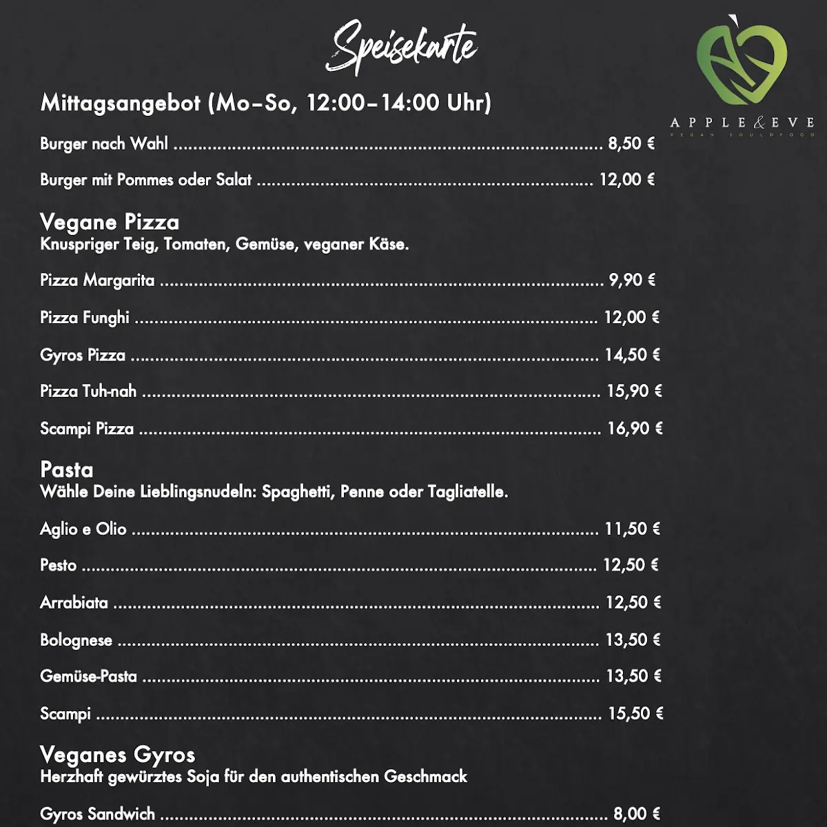 Speisekarte photo 2