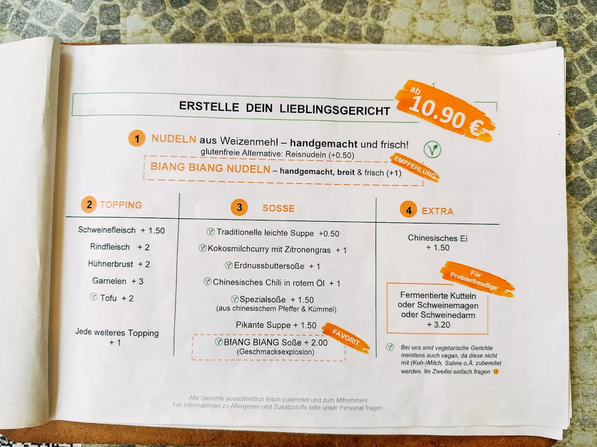 Speisekarte photo 3
