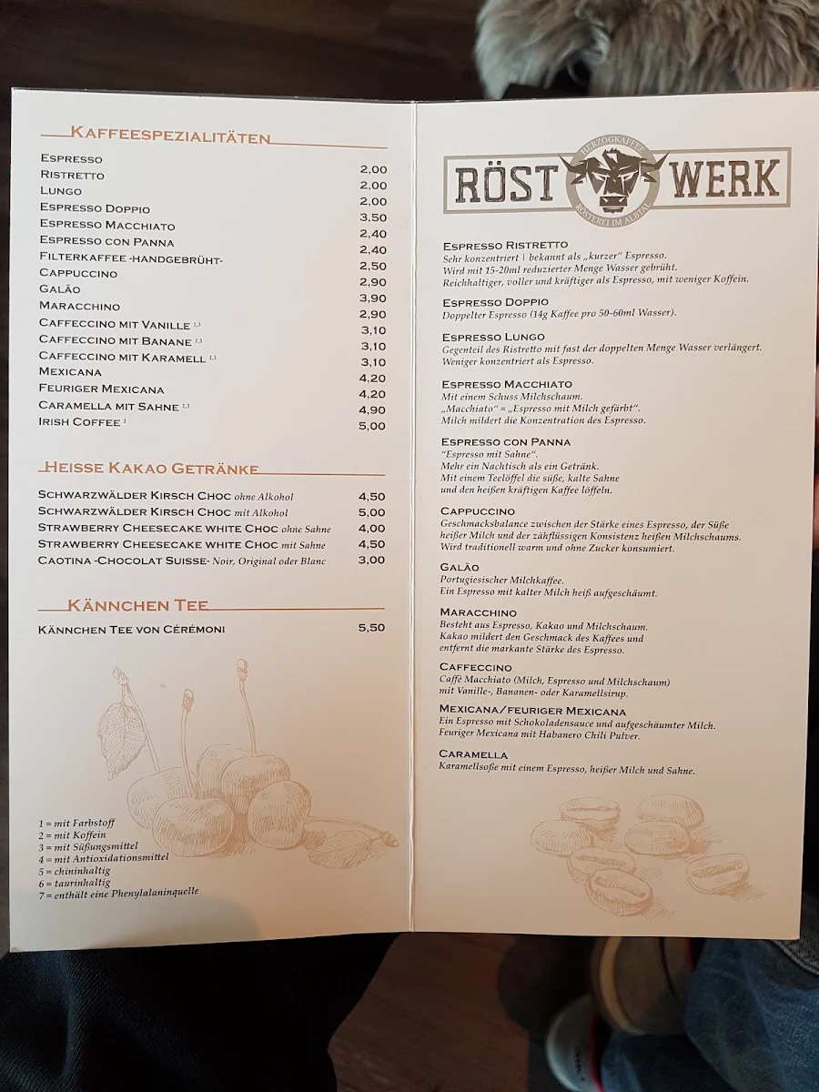 Speisekarte, Schwitzer’s Brasserie & Lounge