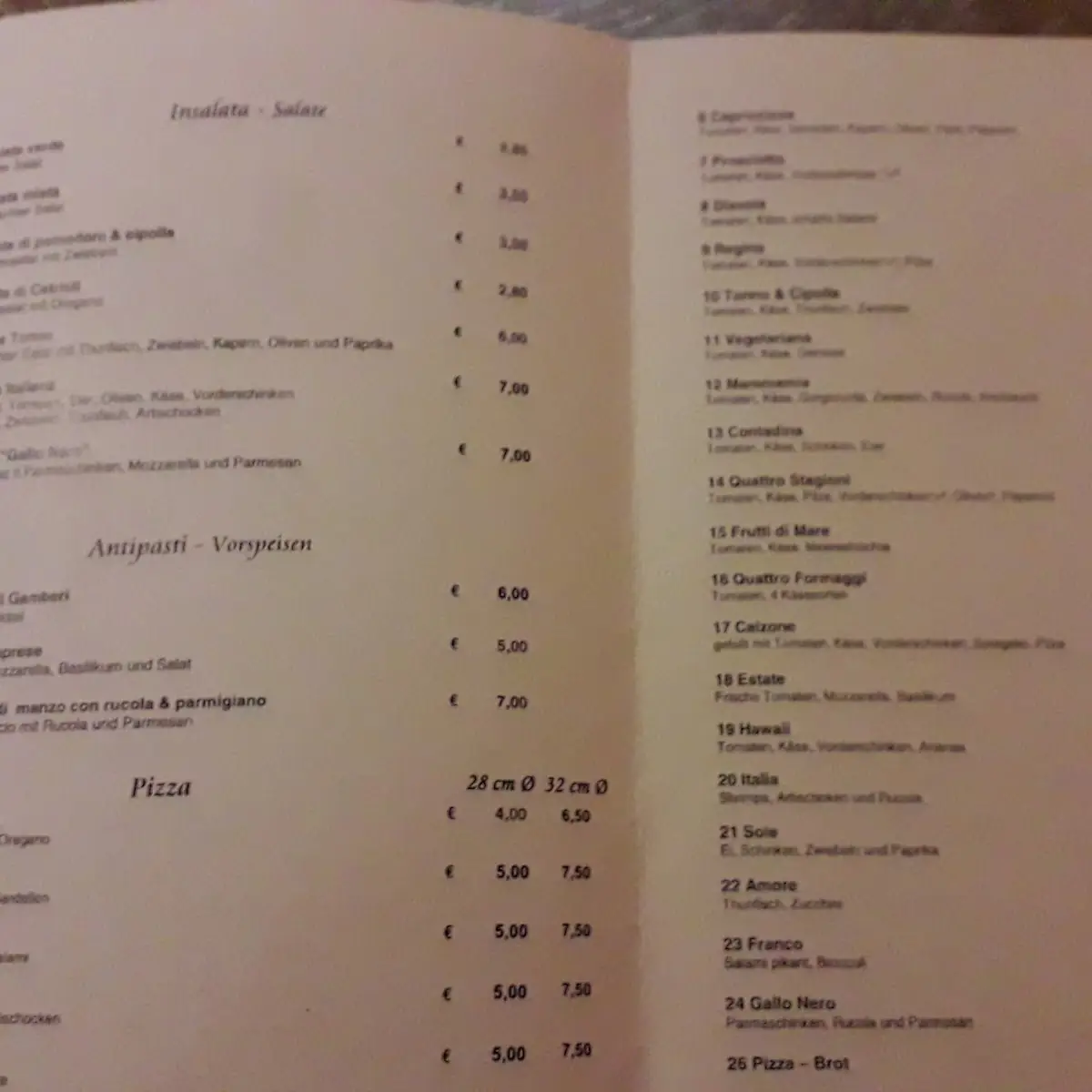 Speisekarte photo 2