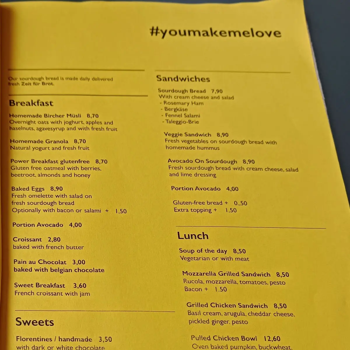 Speisekarte photo 4