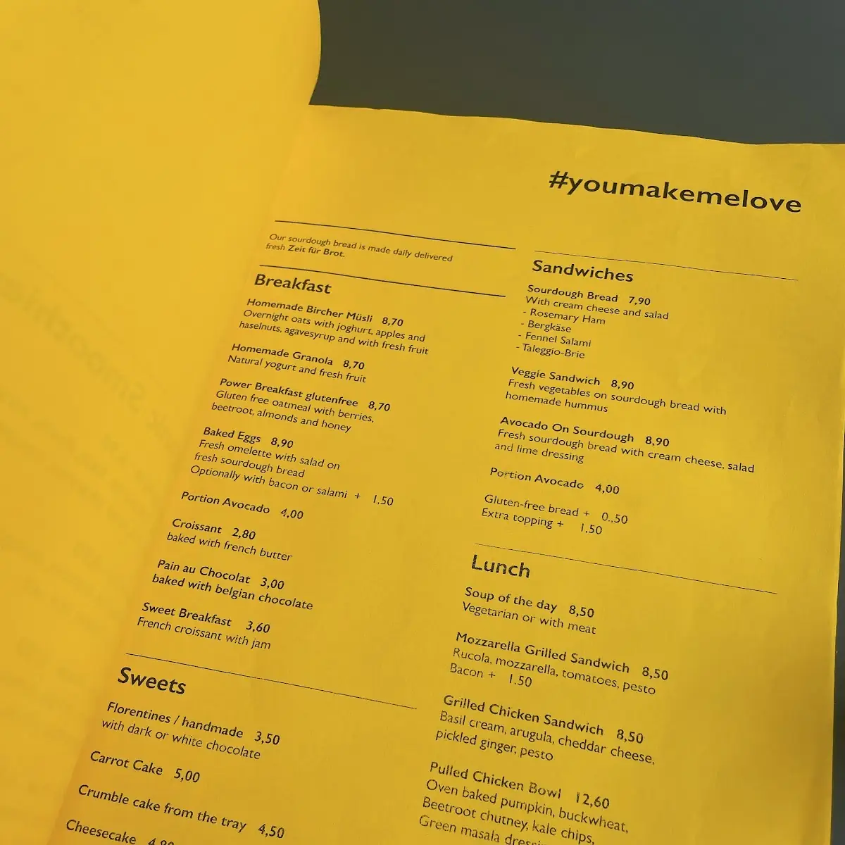 Speisekarte photo 5