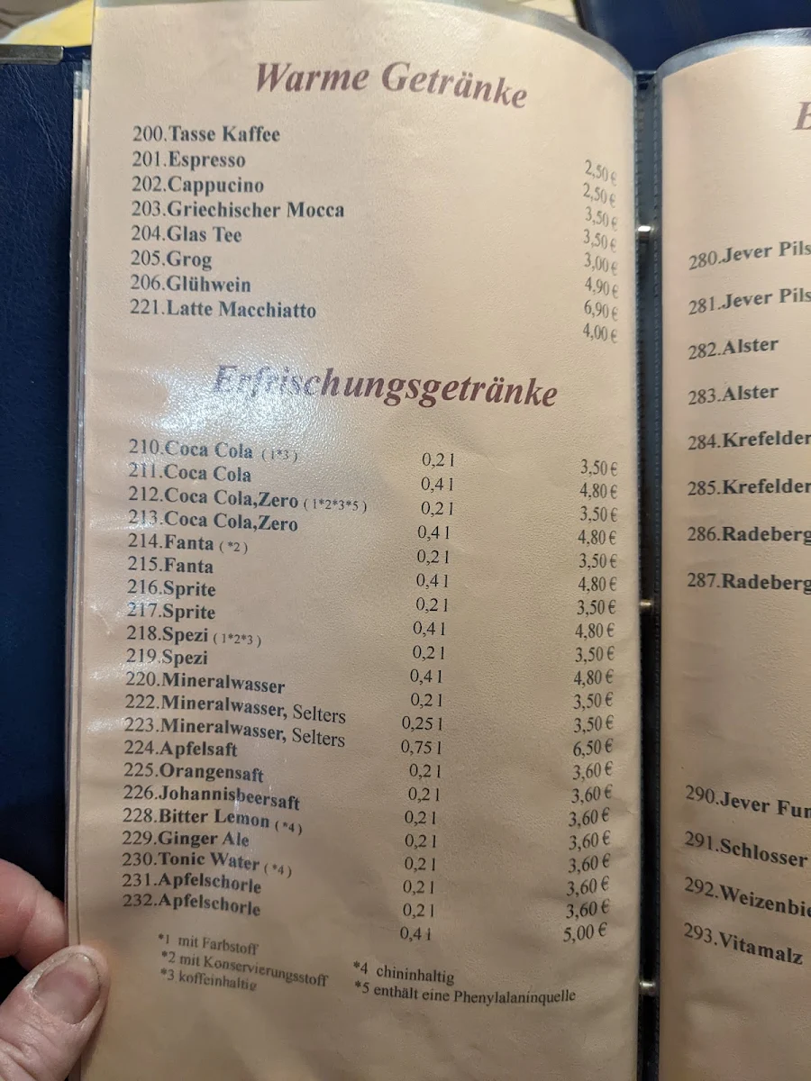 Speisekarte photo 3