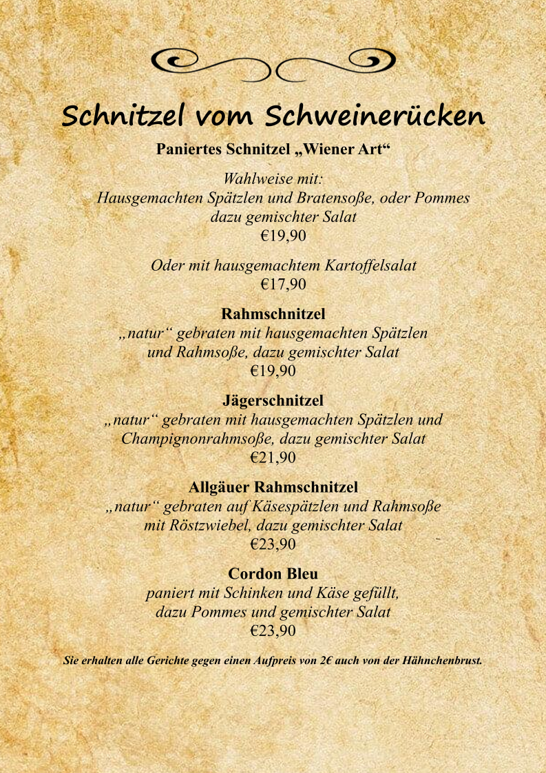 Speisekarte photo 3