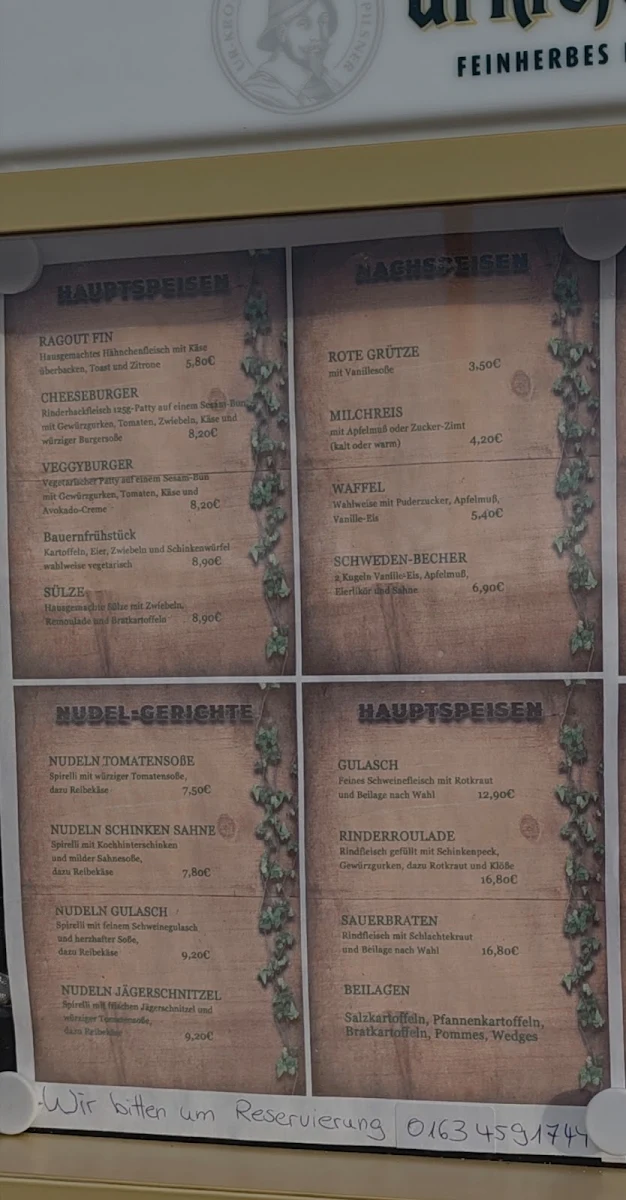 Speisekarte photo 1
