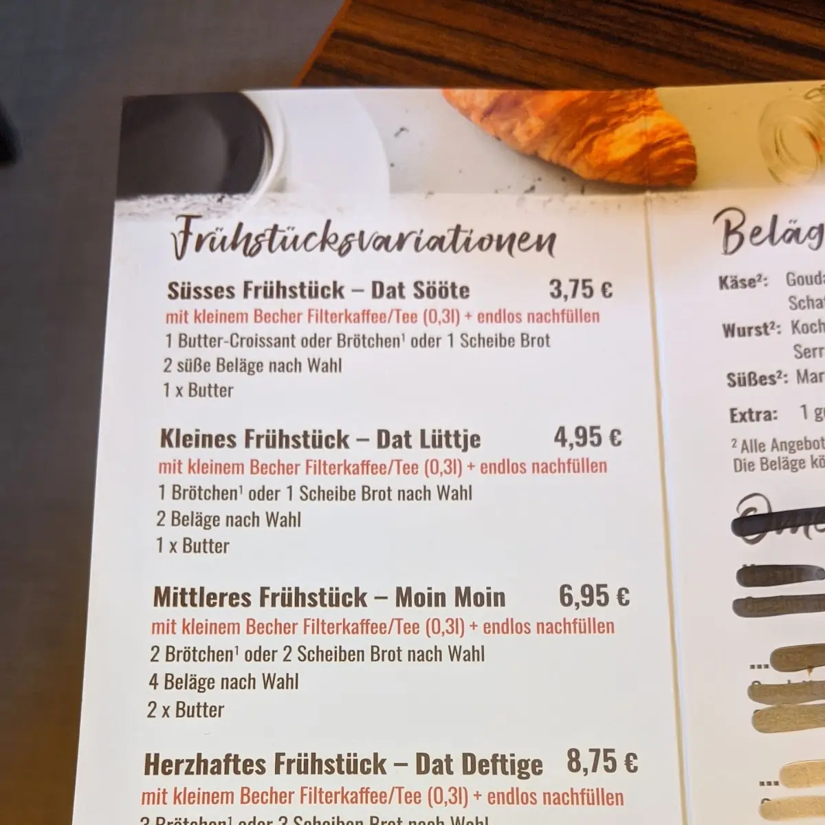 Speisekarte photo 2