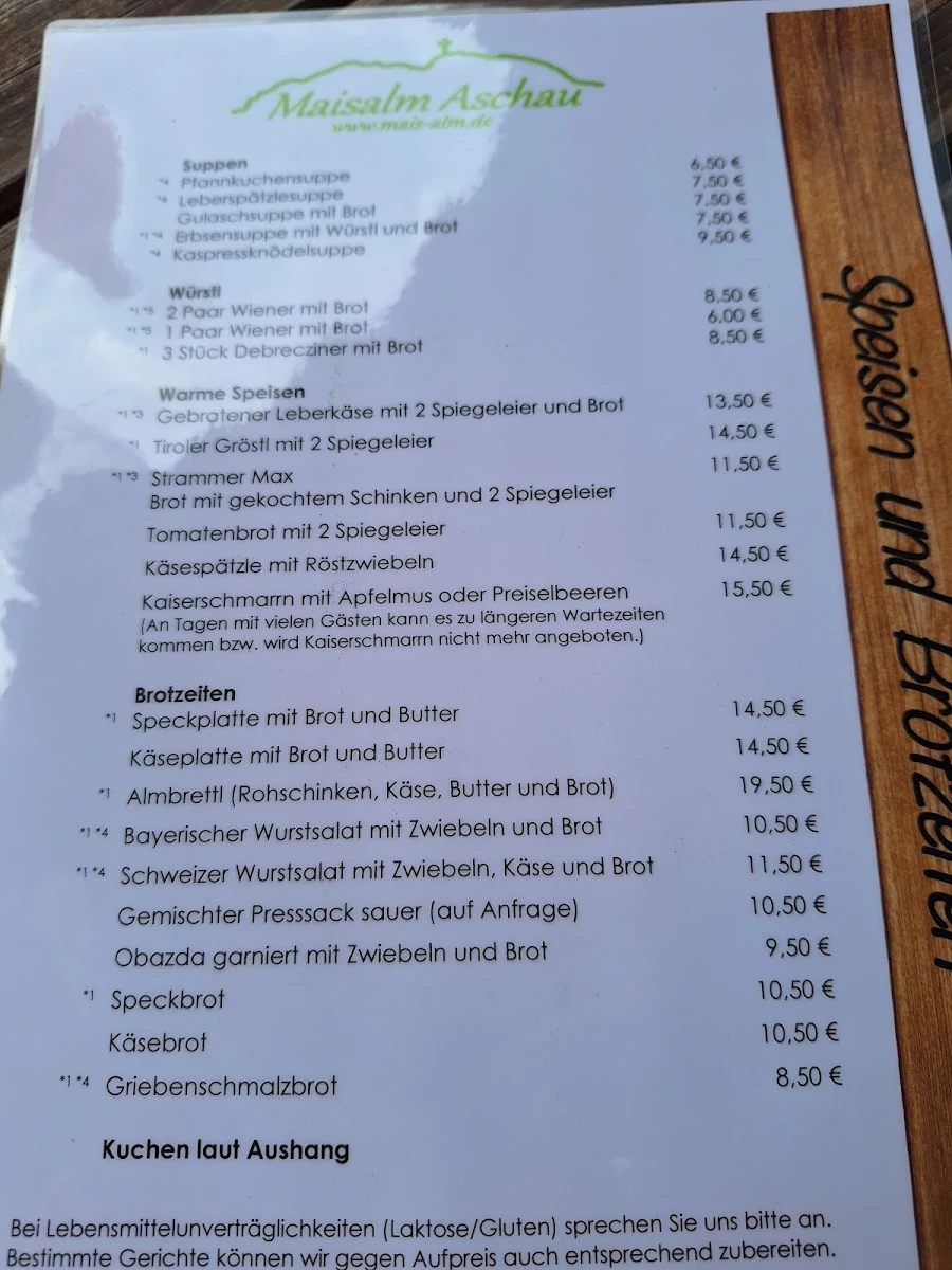 Speisekarte photo 3