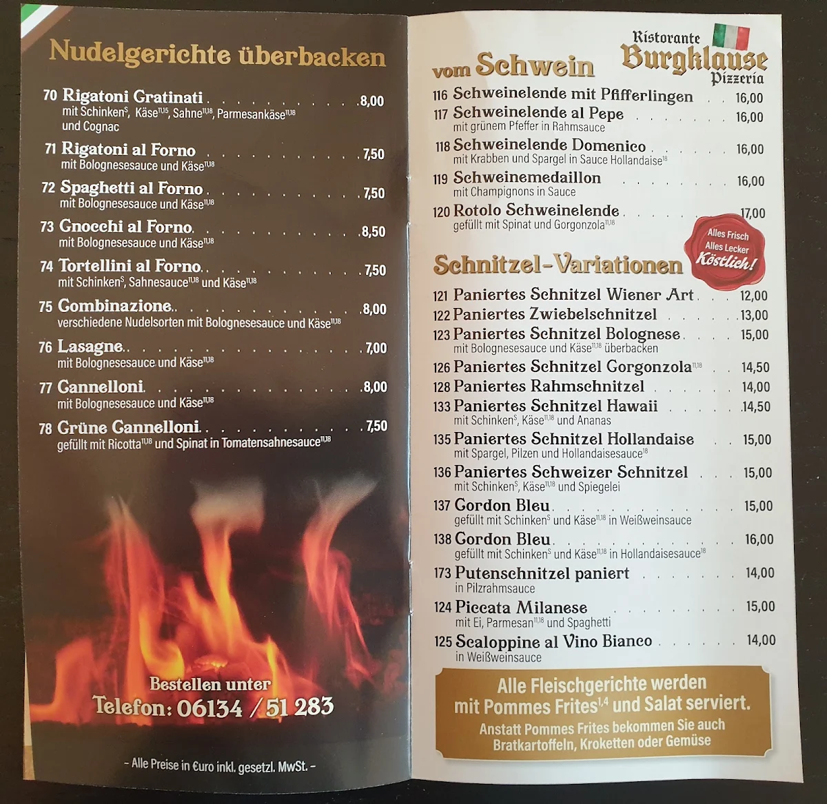 Speisekarte photo 5