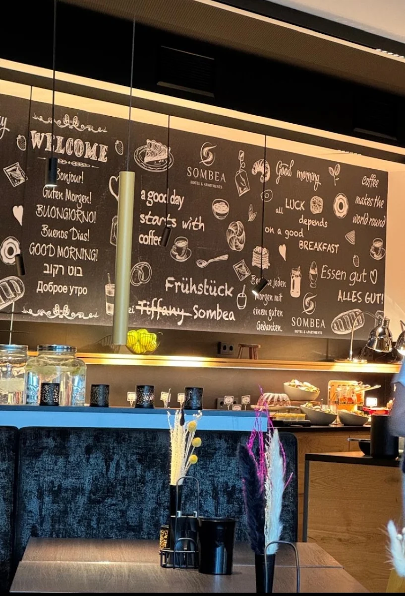 Speisekarte, Restaurant Deja Vu im Sombea