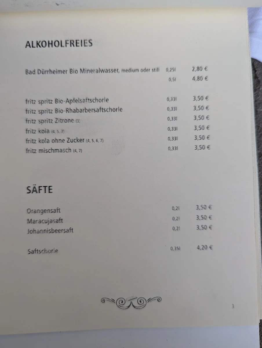 Speisekarte photo 1
