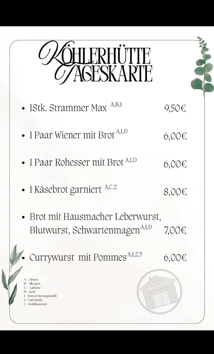 Speisekarte photo 2
