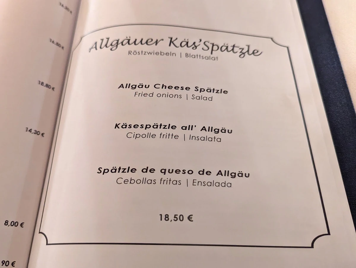 Speisekarte photo 4